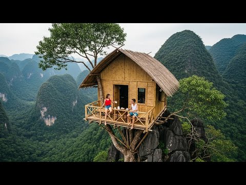 100 Days of Treehouse Building and Survival Challenge