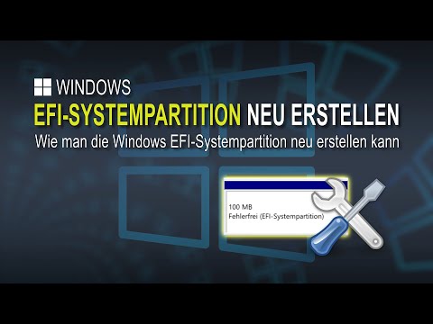 Recreate the Windows EFI partition | Fix boot problems