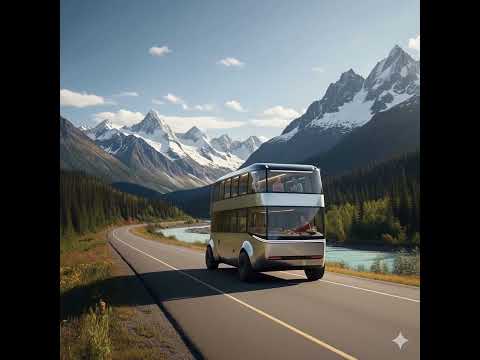 Expandable RV of the Future!  Would you take one on vacation? #tesla #rvlife #rv #alaska #travel