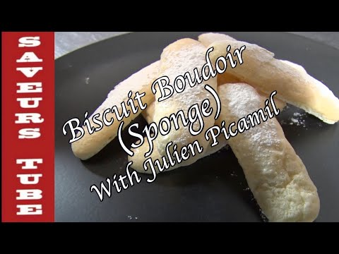How to make Biscuit Boudoire (Lady Fingers) Sponge with The French Baker TV Chef Julien