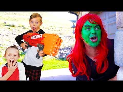 Babysitter Showdown with SuperHero Kids!