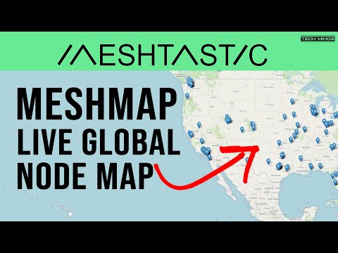 A New Live Global Meshtastic Node Map - Meshmap.net