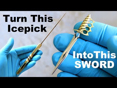 I Turn Jimmy Diresta's Ice pick into a Miniature SWORD