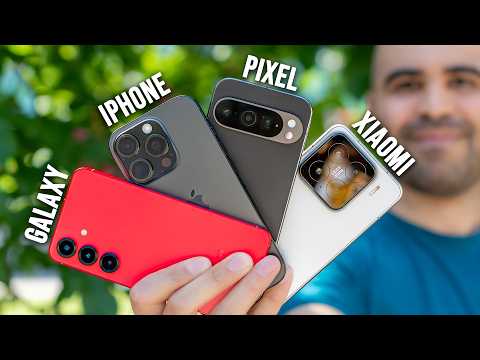 Xiaomi 15 vs. Galaxy S25 vs. iPhone 16 Pro vs. Pixel 9 Pro: Battery & Camera!