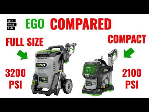 COMPARISON EGO Pressure Washers  EGO hpw2100 Ego hpw2105 ego hpw3200 ego hpw3204 ego pressure washer