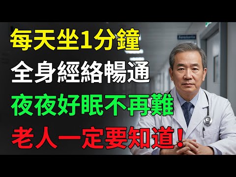 每天1分鐘養生法！打通經絡氣血，強骨養臟，從此不怕手腳冰冷，夜夜好眠！