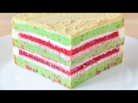 ТОРТ Клубника Фисташка Белый шоколад ☆ Strawberry Pistachio White chocolate CAKE