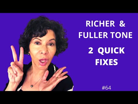 How to Sing with a Richer Fuller Tone - 2 QUICK FIXES!