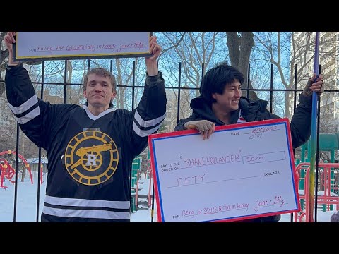 Heated Rivalry NYC look-alike contest 