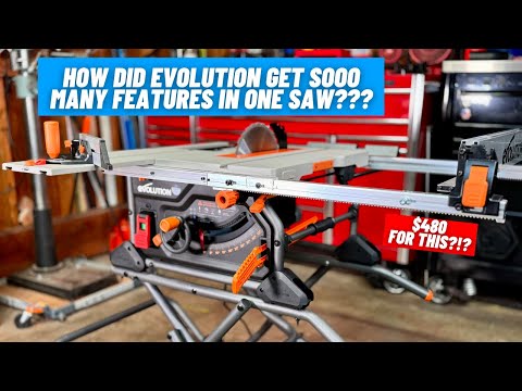 Do You Need To Spend $650 To Get A Good Table Saw??  ||  Evolution R10TS Table Saw Full Review