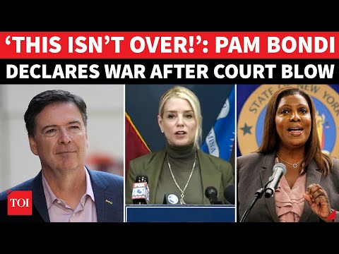 Comey & Letitia Walk, Bondi Goes Nuclear; Readies Counterstrike After Judge’s Shock Dismissal | FULL