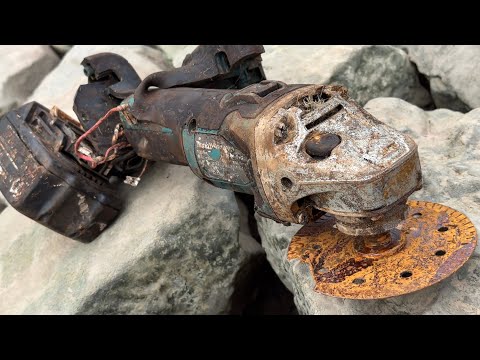 RESTORATION Destroyed Angle Grinder | Restore MAKITA  Cordless 18v