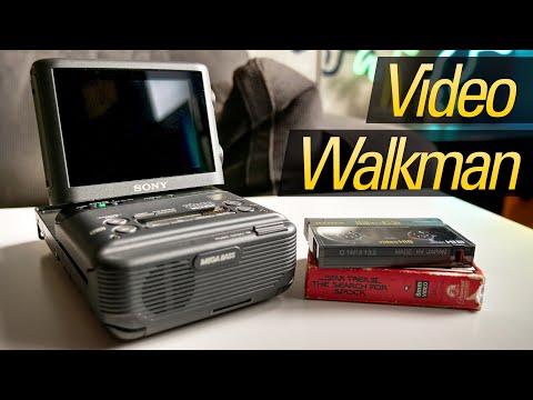 Video Walkman: Sony's 1991 Portable 8mm VCR!