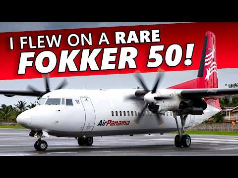 I Flew on a RARE Fokker 50!