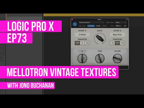 LOGIC PRO X - Mellotron Vintage Textures