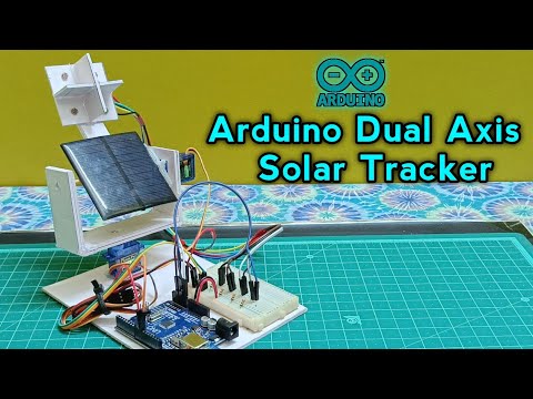 How to make arduino dual axis solar tracker | Dual Axis Solar Panel Tracker Tutorial