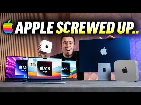 OOPS.. Apple Leaked ENTIRE M5 Mac Lineup &amp; Release Dates!
