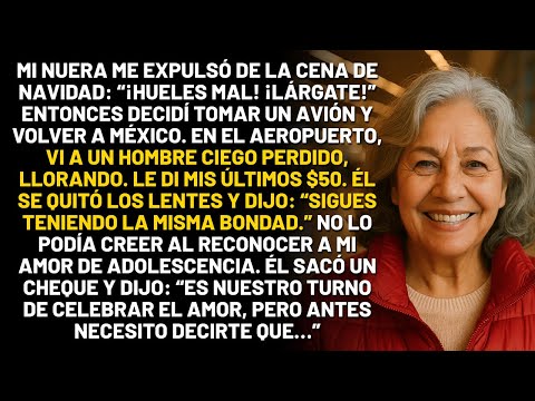 Mi nuera me expulsó de la cena de Navidad. En el aeropuerto, le di mis últimos $50 a un desconocido