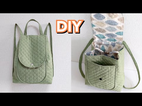 毎日使う便利なバッグの作り方【Easy DIY】 Daily Bag Tutorial.