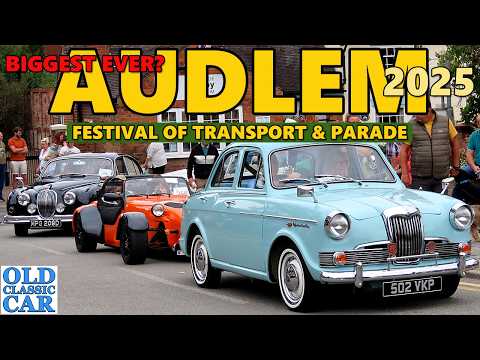 AUDLEM Festival Of Transport 2025 (inc classic car parade)
