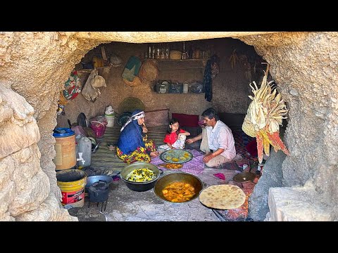 Cooking A Different Dish(Saffron Chicken with Bean Rice)on a beautiful Summer Day | IRAN