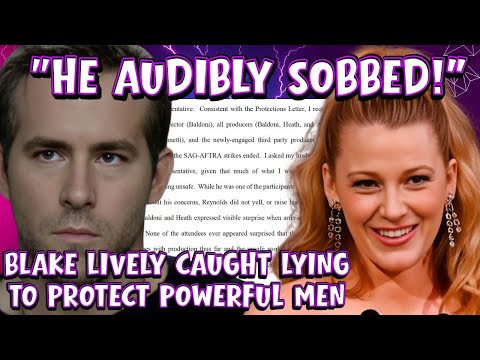 Blake Lively CAUGHT COMMITTING PERJURY to Protect Ryan Reynolds As UNSEALED Texts DESTROY Careers