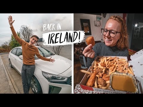 Our Ireland Road Trip BEGINS! + Trying a "Spice Bag"?? 🇮🇪
