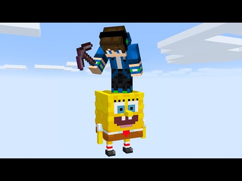 Minecraft, But It’s Only 1 CARTOON Block…