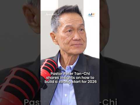 “PUT GOD FIRST AND PRACTICE SELF-DISCIPLINE” — Pastor Peter Tan-Chi on starting 2026 strong.