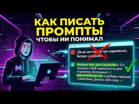 Как писать промпты для нейросетей | Урок 2. Курс «ИИ для маркетинга»