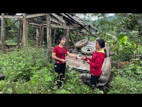 Female mechanic bought and revived a 1991 Toyota Carina abandoned by its previous owner for decades