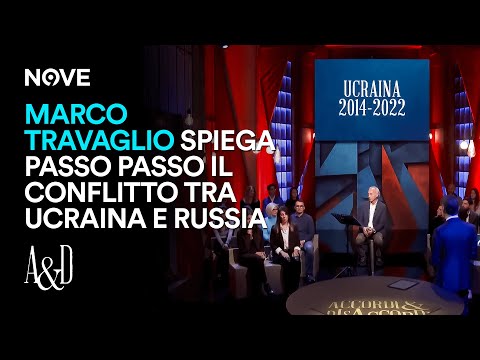 Marco Travaglio spiega passo passo il conflitto tra Ucraina e Russia | Accordi e Disaccordi