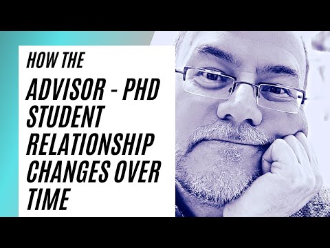 How the relationship between advisor and PhD student develops over time #phd #phdlife