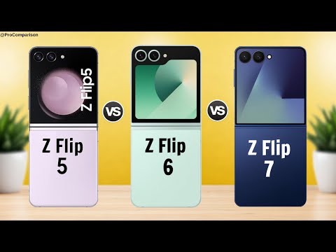 Galaxy Z Flip 5 vs Galaxy Z Flip 6 vs Galaxy Z Flip 7 || Full Comparison