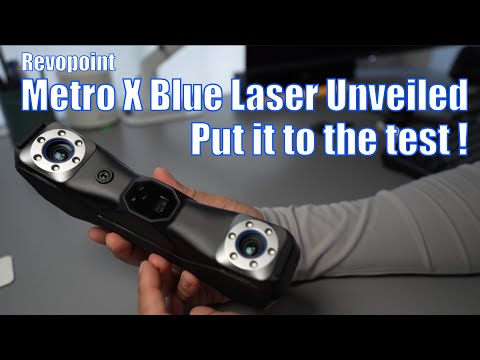 Revopoint Metro X Unveiled: Blue Laser Precision & Speed Test