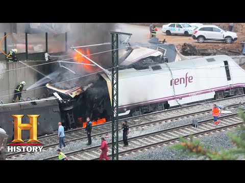 Terrifying High-Speed Train Crash in Spain | When Big Things Go Wrong (Season 1) | History