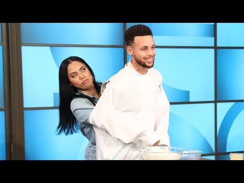 Steph & Ayesha Curry Get Cooking in the Kitchen