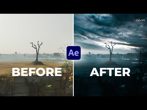 Easiest Way to Create Sky Replacement VFX in After Effects | In Just 5min