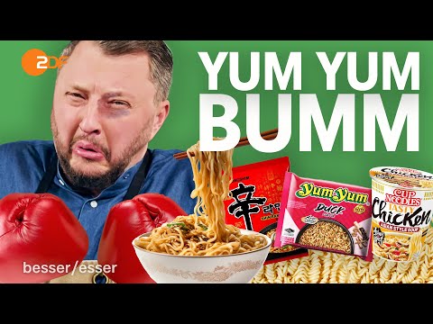 Pulver Party: Sebastian entlarvt roh essbare Instantnudeln