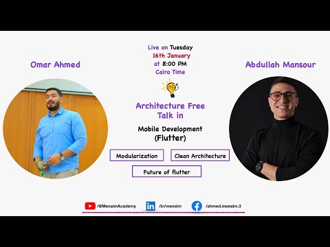 Clean Architecture in Flutter with @OmarAhmedx14 & @AbdullahMansourAli