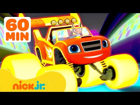 Blaze is a HERO For 60 Minutes Straight! 💥 Blaze and the Monster Machines | Nick Jr.