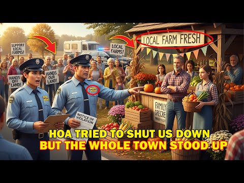HOA Tried to Shut Down My Family Farm Stand — But the Entire Town Came to Support Us