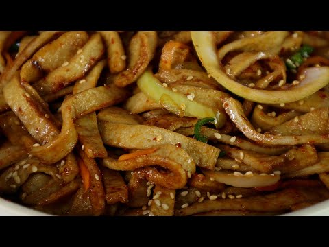 두 번 볶아 주세요! 대박집 꼬들한 매콤어묵볶음 이렇게 만들어 정말 맛있어요~