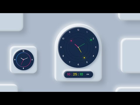 Working Analog and Digital Clock using Html CSS & Javascript
