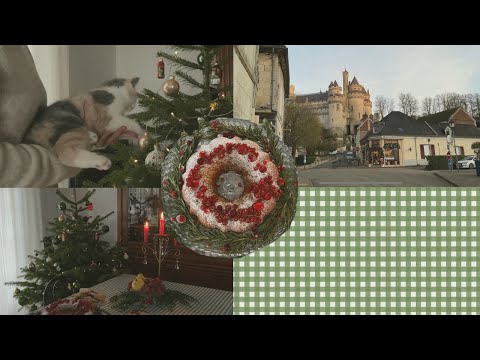 4 second-hand and flea market shops: my vintage Christmas table / Haul