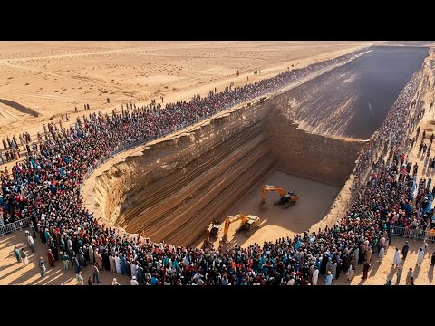 Israel Está Dividiendo el Desierto Para Construir un Puente Terrestre que ELIMINARÁ el Canal de Suez