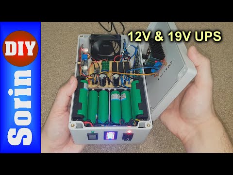 DIY UPS with 12V and 19V (for Asus router) part 2/3