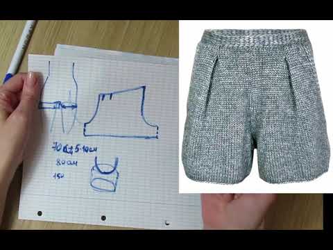 ШОРТЫ СПИЦАМИ-ТРЕНД СЕЗОНА. вязание спицами. модное вязание. kniting.ЭКСПРЕСС МАСТЕР КЛАСС.