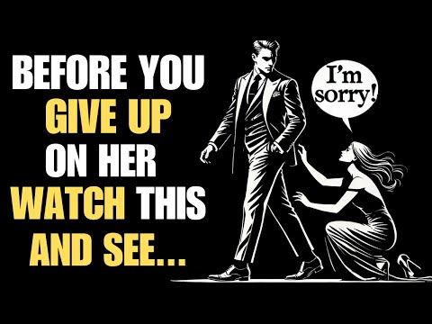 Before You Give Up On Her, Watch This | Stoicism