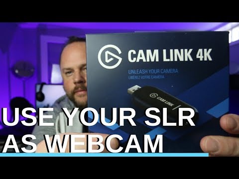 Elgato Cam Link 4k  -How to Make SLR a Webcam